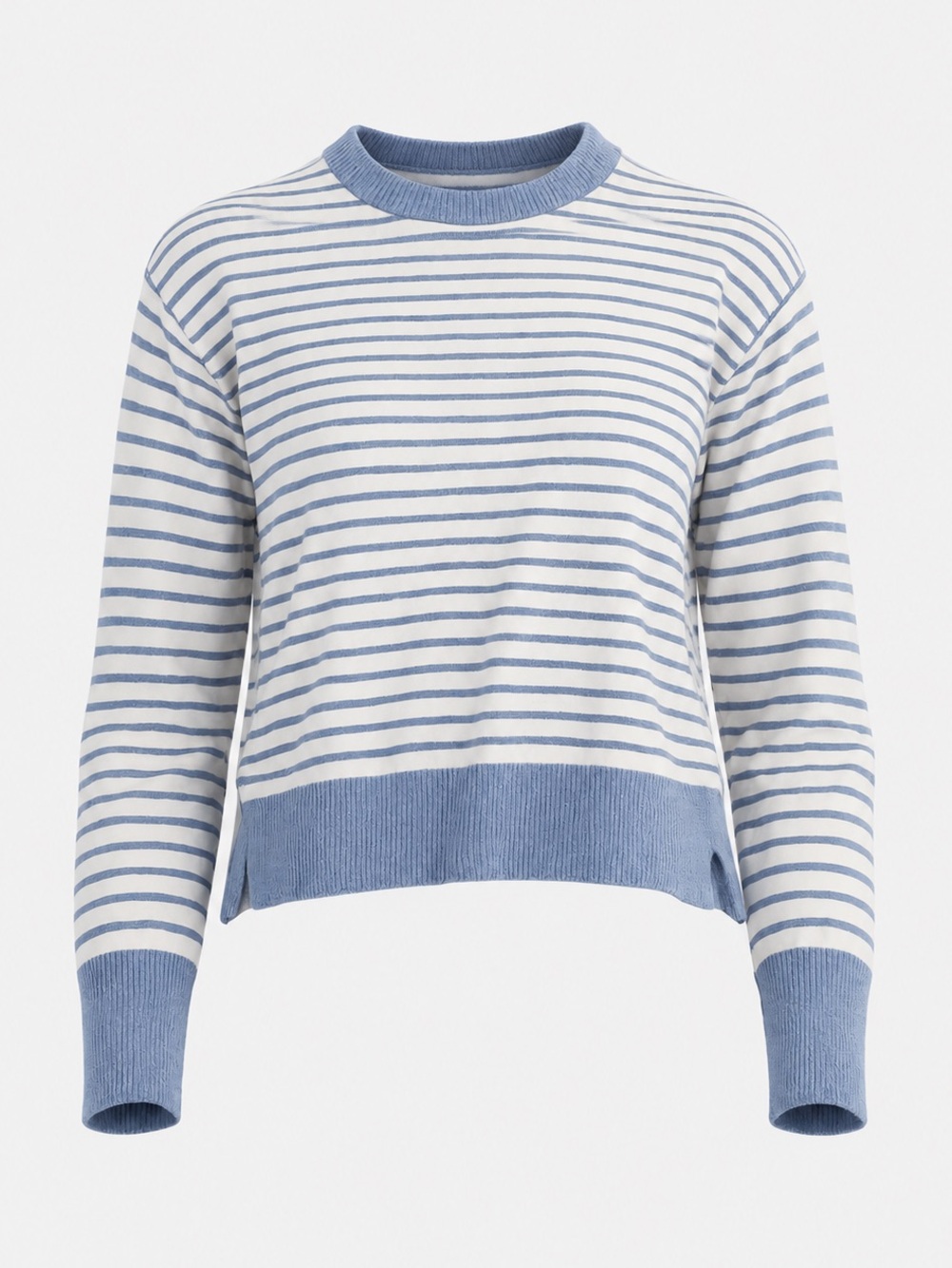 Vineyard Vines 100% Cashmere Blue Stripe Preppy Classic Sweater Women’s XL